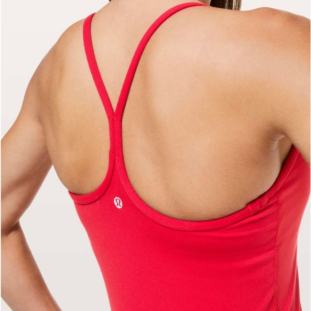 Lululemon Red Power Y Tank